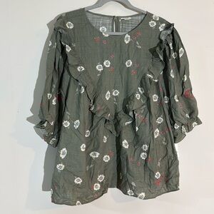 BNWT ana (a new approach) Floral Blouse